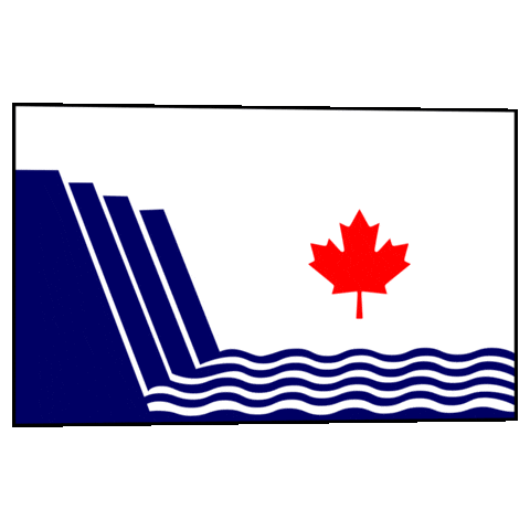 Scarborough Bluffs Flag Sticker