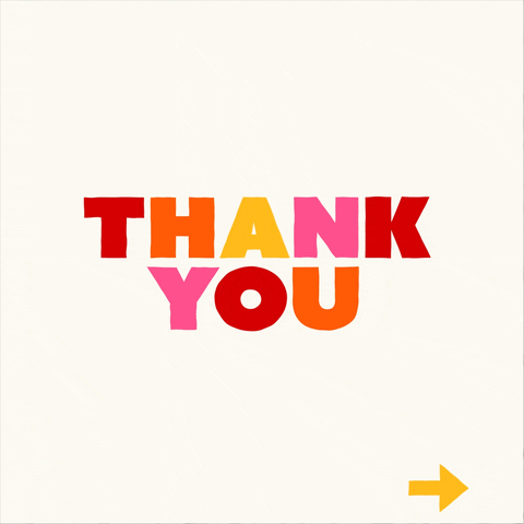 Thank U GIF by The Good Type Co - Find & Share on GIPHY