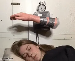 wake up face GIF