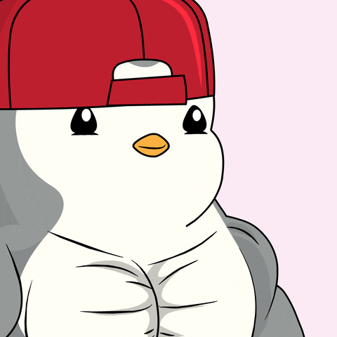 Workout Flirt GIF by Pudgy Penguins