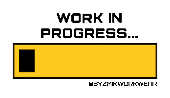 Work In Progress Sticker by Syzmik Workwear