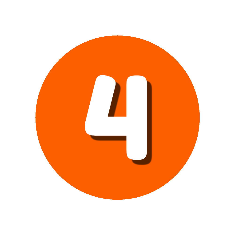 Orange Number Sticker for iOS & Android GIPHY