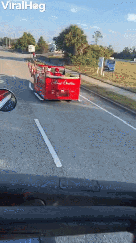 Santa Spotted Driving In Daytona GIF by ViralHog