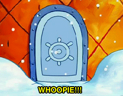 Excited Snow Day GIF by SpongeBob SquarePants