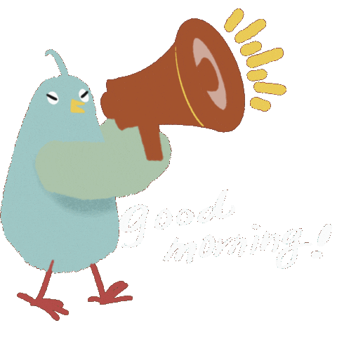 Morning Bird Sticker