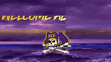 North Carolina Pirate GIF by ECU Athletics