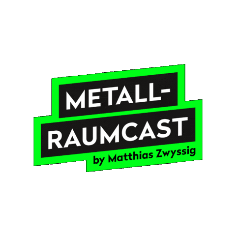 Metallraum Sticker