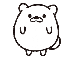 Tired Puppy Sticker