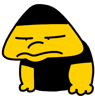 Character Yawn Sticker