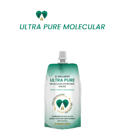 Hydrogen Water Sticker by AIWellness