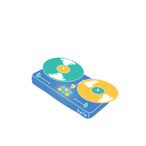 Dj Disco Sticker by wees