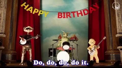 Happy Birthday Singing GIF