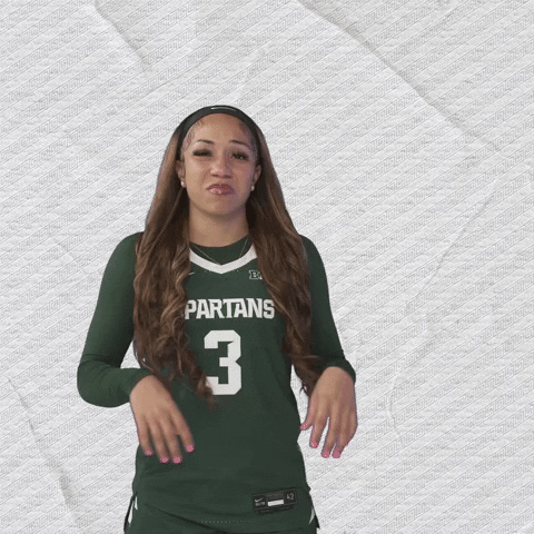 Disgusted Womens Basketball GIF by Michigan State Athletics