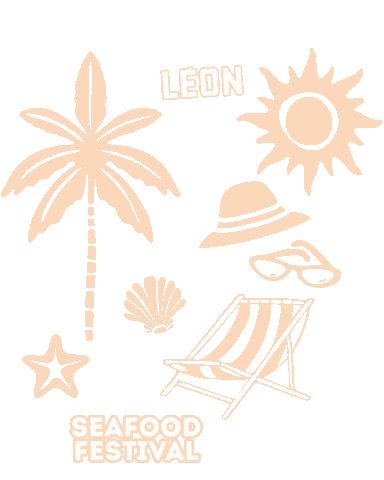 Party Summer Sticker by Léon Fish Brasserie