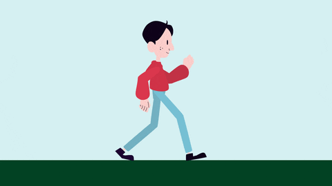 Walk Draw GIF - Find & Share on GIPHY