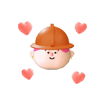 In Love Heart Sticker