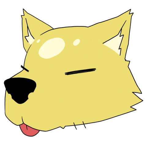 Sleepy Dog Sticker by Billy_Croco