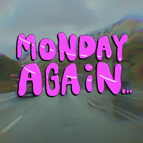 I Hate Mondays Monday GIF by Yevbel