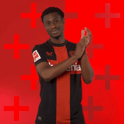 Well Done Applause GIF by Bayer 04 Leverkusen