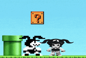 Sperm Mario Jump GIF