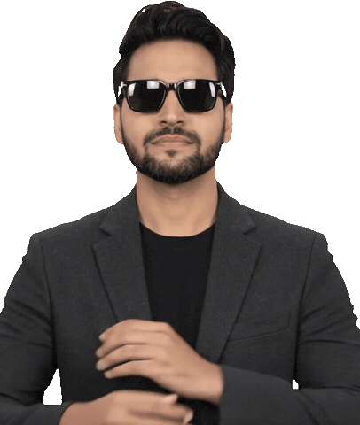 Dashing Men In Black Sticker