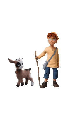 Peter Heidi Sticker by BKM Online