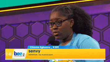 Spelling Bee Smile GIF by Scripps National Spelling Bee