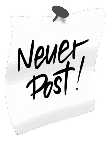 Neuerpost Notiz Sticker