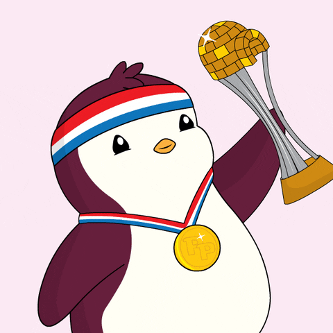 I Win First Place GIF by Pudgy Penguins
