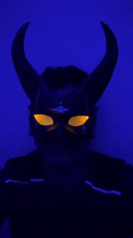 Halloween Yellow Eyes GIF