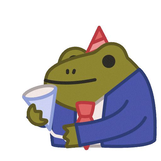 Frog Robert Sticker