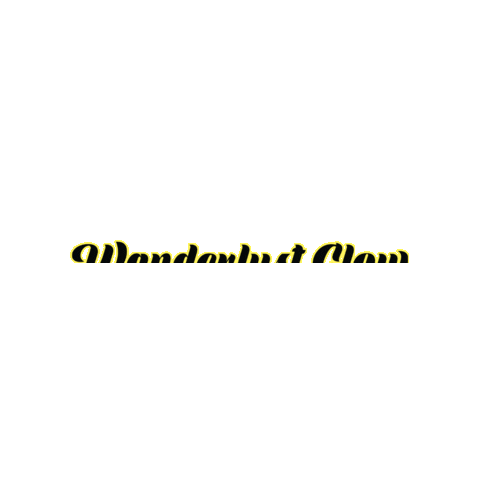 wanderlust glow Sticker