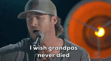 Riley Green I Wish Grandpas Never Died GIF by Academy of Country Music Awards