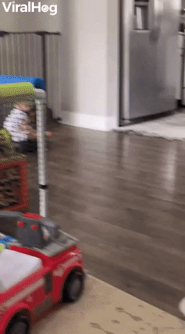 Little Guy Takes Roomba For A Ride GIF by ViralHog