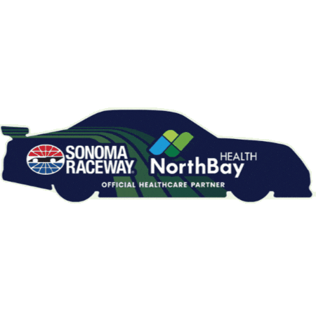 Nascar Sonoma Sticker by Northbay Health