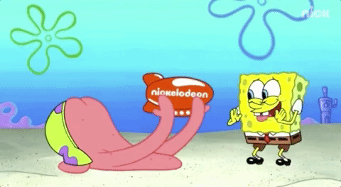 deal with it spongebob gif