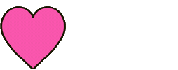 Pink 하트 Sticker