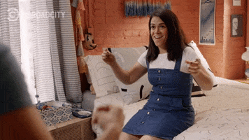 abbi jacobson happy dance GIF by Broad City