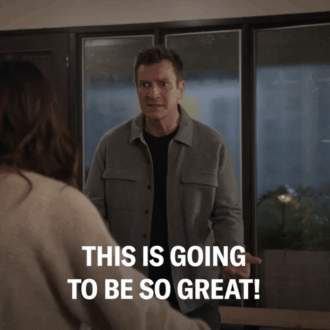 Excited Nathan Fillion GIF by ABC Network
