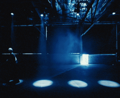 Blue Light Dancing GIF by Mergui