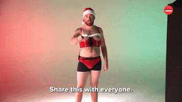 Christmas Santa GIF by BuzzFeed