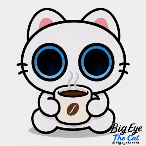 Cute Animation Bigeyes GIF
