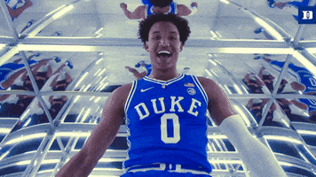 Excited College Basketball GIF by Duke Men's Basketball