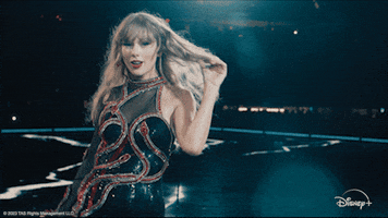 Taylor Swift Hair Twirl GIF by Disney+