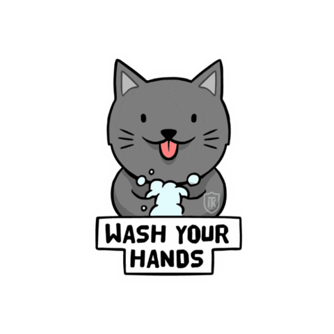 Wash Hands Sticker by İzmir Özel Türk Koleji