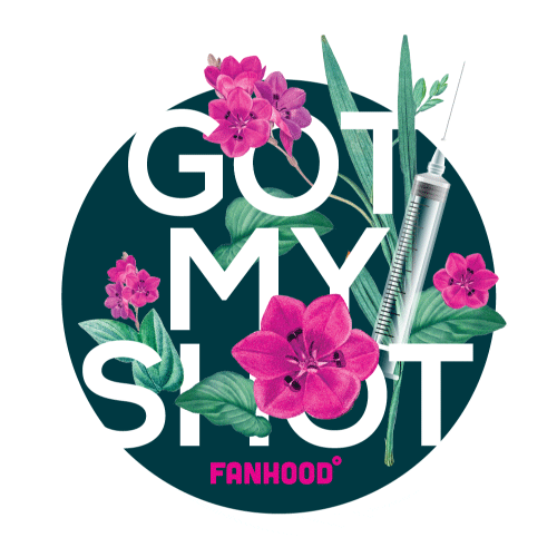 Vaccine Vaccination Sticker by Fanhood by BookMyShow