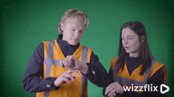 Wizzflix_ green time good job pointing GIF