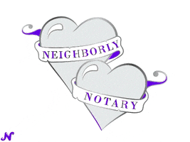 I Love You Hearts GIF by NeighborlyNotary®