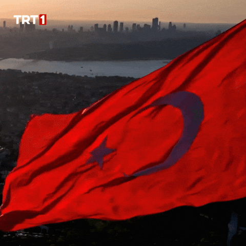Turkish Flag Travel GIF by TRT