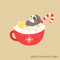 Hot Cocoa Christmas GIF by Slothspirations